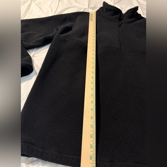 Vintage Mens XL Gander Mountain 1/4 Zip Black Fleece Pullover Sweatshirt Jacket - Picture 8 of 16